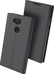 Dux Ducis Skin Pro Buchen Sie Synthetisches Leder Schwarz (Xperia L2)