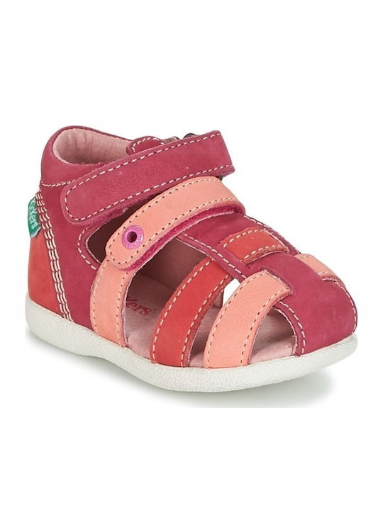 Kickers Shoe Sandals Babychan Anatomic Pink