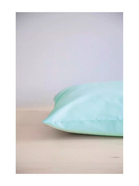 Nima Sheet Semi Double 180x260cm. Unicolors Aqua