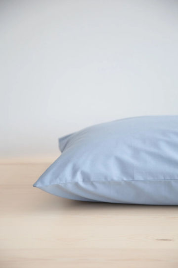 Nima Bettlaken Super-Doppel 240x260cm. Unicolors Dusty Blue