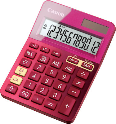 Canon LS-123K Calculator Accounting 12 Digits in Pink Color