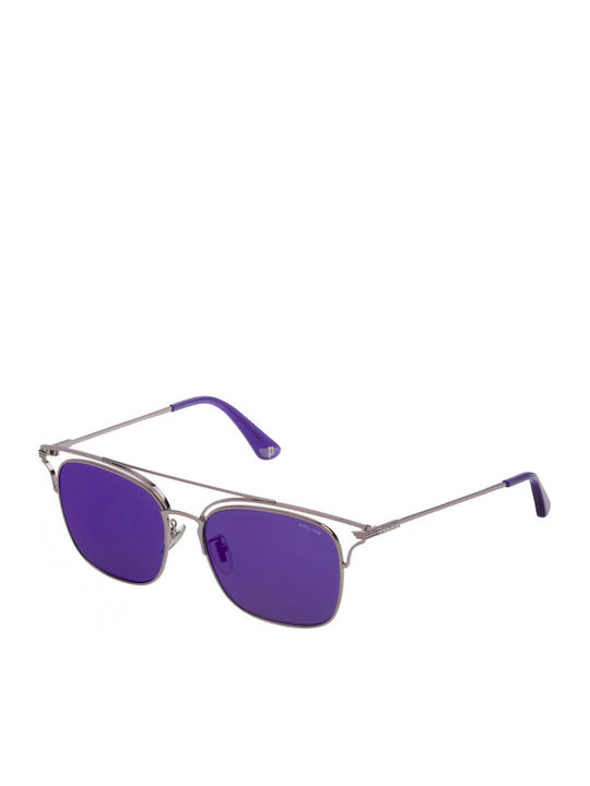 Police Men's Sunglasses with Silver Metal Frame...