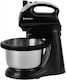 Pyramis BR501 040001401 Mixer mit Edelstahlbehälter 3Es Schwarz 300W
