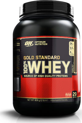 Optimum Nutrition Gold Standard 100% Whey Πρωτεΐνη Ορού Γάλακτος με Γεύση White Chocolate Raspberry 908gr