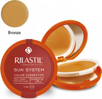 Rilastil Sun System Color Corrector Sunscreen Powder Face SPF50 with Color 10gr