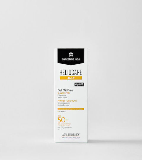 Cantabria labs Heliocare 360 Gel Oil-Free Dry Touch Sunscreen Face Gel SPF50 50ml