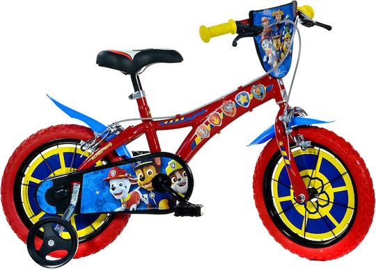 Dino Bikes Paw Patrol 14" Bicicletă pentru copii BMX Roșu