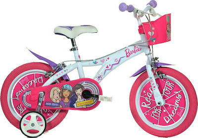 Dino Bikes Barbie 14" Kids Bicycle BMX Multicolour