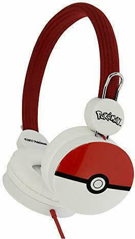 OTL Premium Junior Pokemon Pokeball Wired On Ear Headphones Muticolot