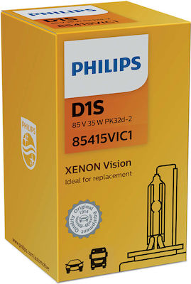 Philips Lămpi Autoturismului Vision D1S Xenon 4300K Alb natural 85V 35W 1buc