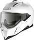 Caberg Jackal Full Face Helmet with Sun Visor ECE 22.05 A1 White