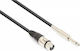 Vonyx Cablu XLR De Sex Feminin - 6,3 Mm De Sex Masculin Negru 3m 177.738