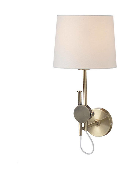 Aca Lamp Bathroom Gold 20x40cm