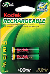 Kodak Επαναφορτιζόμενες Μπαταρίες AAA Ni-MH 1000mAh 1.2V 2τμχ