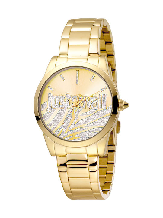 Just Cavalli Watch with Gold Metal Bracelet JC1L010M0475