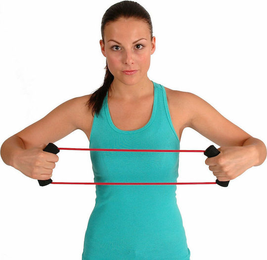 MSD Band O-Ring Loop 2X Hart Widerstandsbänder Schleife / Gymtube Schwer / Sehr schwer mit Griffen Blau