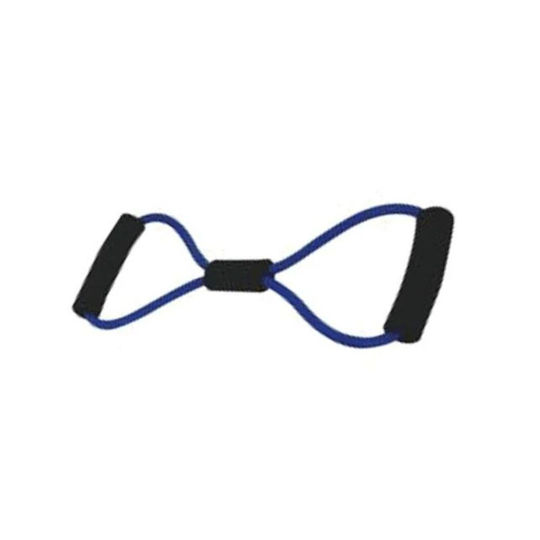 MSD Band Figure 8-Ring Loop 2X Σκληρό Λάστιχο Γυμναστικής Χιαστί / Loop / Σωληνωτό Σκληρό / Πολύ Σκληρό με Λαβές Μπλε