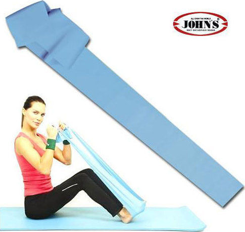 Johns Bandă de rezistență pentru exerciții Albastru Nivelul 4 1.5m 1.5m
