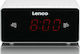 Lenco CR510W Tabletop Digital Clock with Alarm & Radio White CR-510