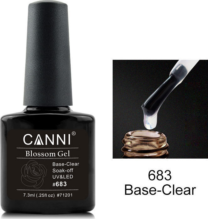 Canni Base Coat Blosson Gel 683 Base Clear 7.3ml Skroutz.gr