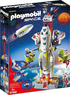 Playmobil Space Mars Rocket with Launch Pad για 6+ ετών