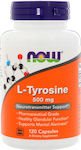 Now Foods L-Tyrosine 500mg 120 κάψουλες