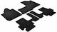 Lampa Set of Front and Rear Mats 4pcs for Fiat Multipla 2004+ Black