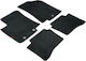 Lampa Set of Front and Rear Mats 4pcs for Kia Rio Black