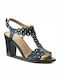 Leather Sandals Anatomic Navy Blue