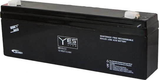 Yes Power MK12-2.3 Μπαταρία UPS με Χωρητικότητα 2.3Ah και Τάση 12V