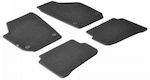 Lampa Set of Front and Rear Mats 4pcs from Carpet for Volkswagen Polo Black