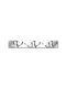 Gloria Hotelia Wall-Mounted Bathroom Hook with 6 Positions ​27.5x3.5cm Silver