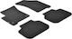 Lampa Set of Front and Rear Mats 4pcs for Fiat Freemont Suzuki Swift 2016+ Black