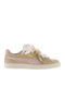 Puma Basket Heart Coach Flatforms Sneakers Beige