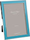 Addison Ross Blue Enamel Κορνίζα Ασημένια