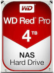 Western Digital Red Pro 4TB HDD Festplatte 3.5" SATA III 7200Umdrehungen pro Minute mit 256MB Cache für NAS