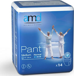 AMD Incontinence Normal Inkontinenzwindeln Inkontinenz-Unterwäsche Mittel 14 Einheiten AMD Incontinence Normal Inkontinenzwindeln Inkontinenz-Unterwäsche Mittel 14 Einheiten