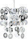 Aca Chandelier Silver 33cm SF171411P