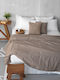 Palamaiki JQ007 Pique Blanket Double 240x250cm Brown