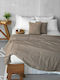 Palamaiki JQ008 Pique Blanket Single 170x250cm Brown