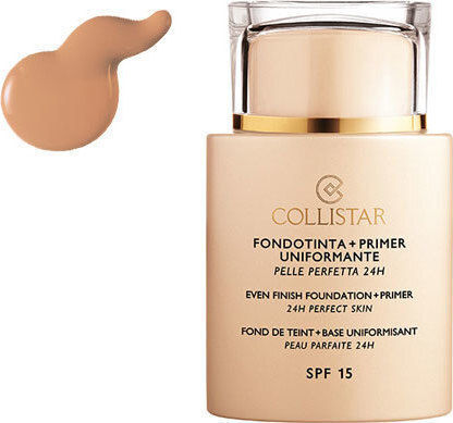 Collistar Even Finish Foundation+Primer 24H Perfect Skin SPF15 5 Amber 35ml