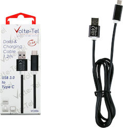 Volte-Tel USB 3.0 USB-C männlich - USB-A 1.2m (8178832) Volte-Tel USB 3.0 USB-C männlich - USB-A 1.2m (8178832)