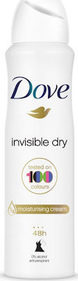 Dove Invisible Dry Tested on 100 Colours Αποσμητικό 48h σε Spray 150ml
