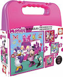 Puzzle pentru Copii Minnie Happy Helpers Case pentru 3++ Ani 73buc Educa