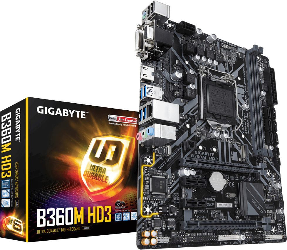 Gigabyte b360 hd3 обзор