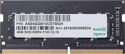 Apacer 4GB DDR4 RAM mit Geschwindigkeit 2133 für Laptop