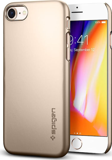 Spigen Thin Fit Back Cover Plastic Gold for iPhone 8/7 Plus