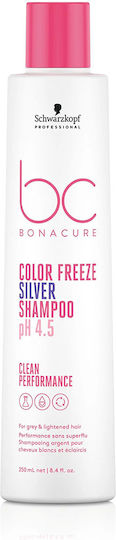Schwarzkopf Professional Color Freeze Silver Micellar Σαμπουάν Αναδόμησης/Θρέψης & Διατήρησης Χρώματος για Όλους τους Τύπους Μαλλιών 250ml