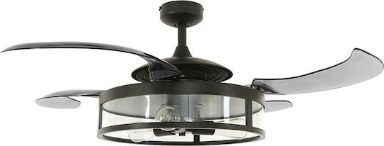 Fanaway Classic 80212927 212927 Ceiling Fan 122cm with Light Antique Black