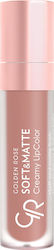Golden Rose Soft & Matte Creamy Υγρό Κραγιόν Ma...